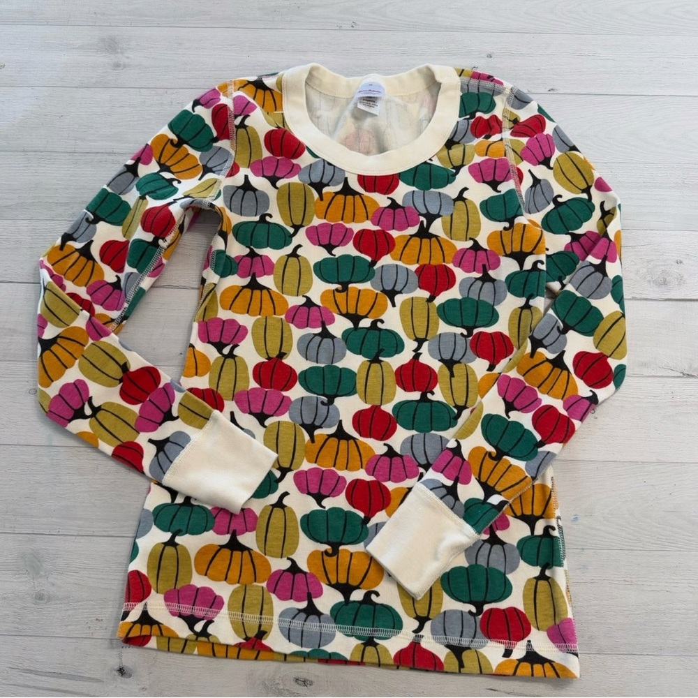 Hanna Andersson Colorful Pumpkins Pajama Set Women’s Size L (HA-4) - Picture 2 of 7